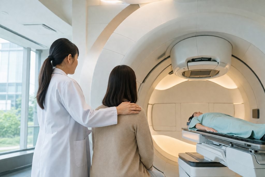 Editorial illustration: Proton Therapy in China: When the Proposed Plan Changes