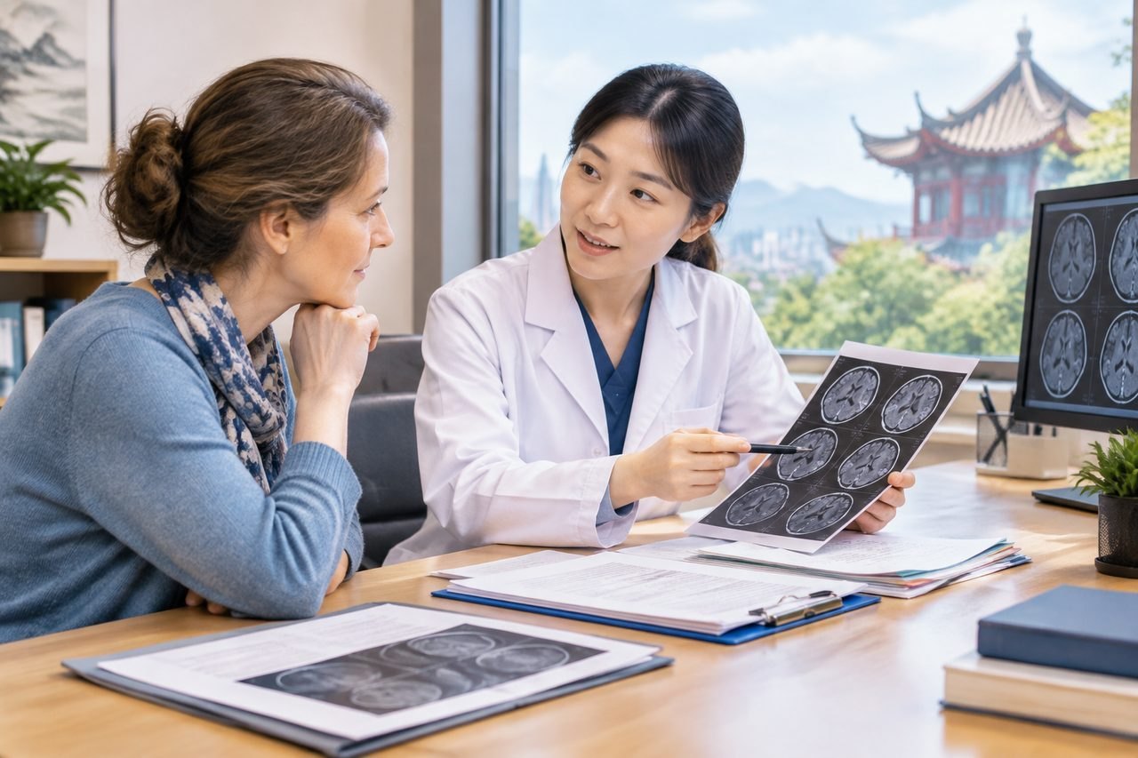 Editorial illustration: Glioma Surgery in China: Communicating With Your Home Medical Team