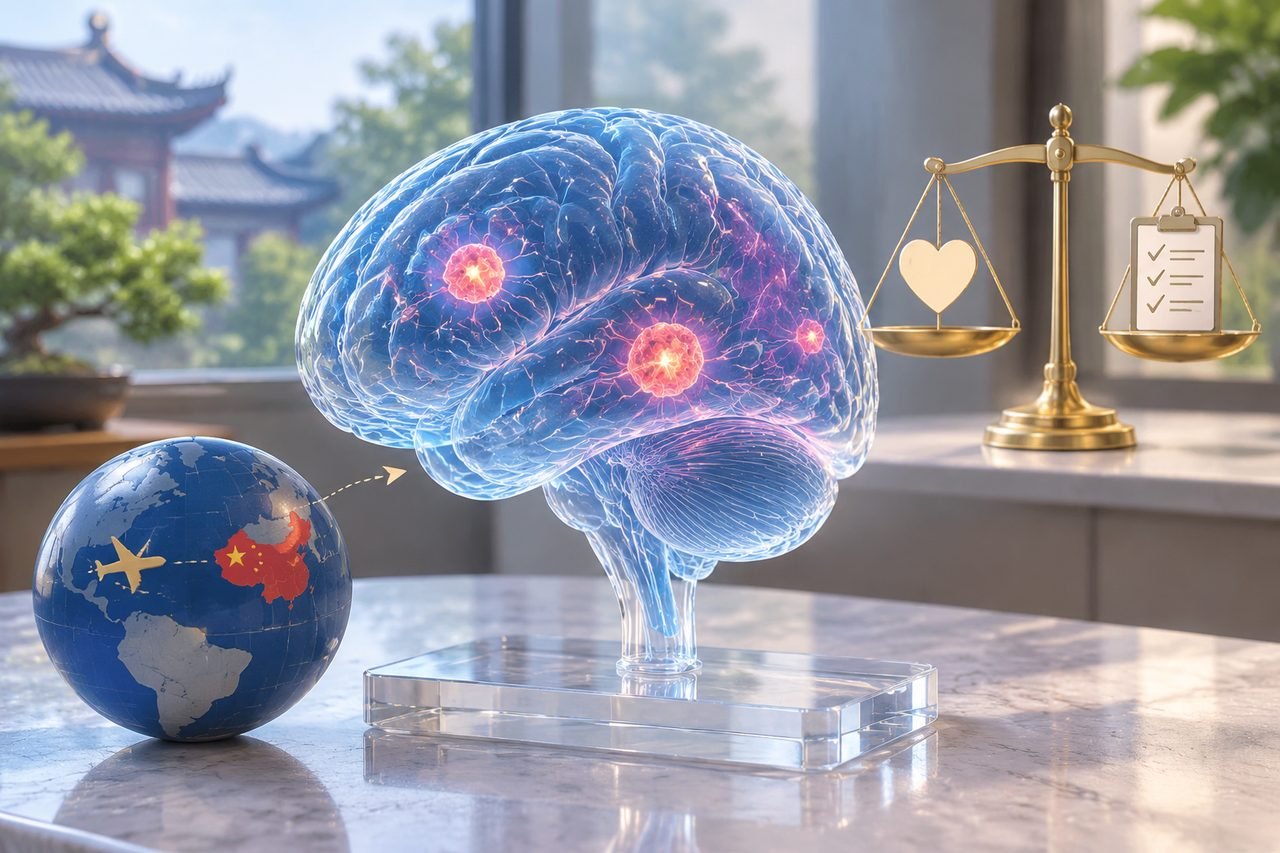 Editorial illustration: Brain Metastases Care in China: Clarifying the Goal of Treatment