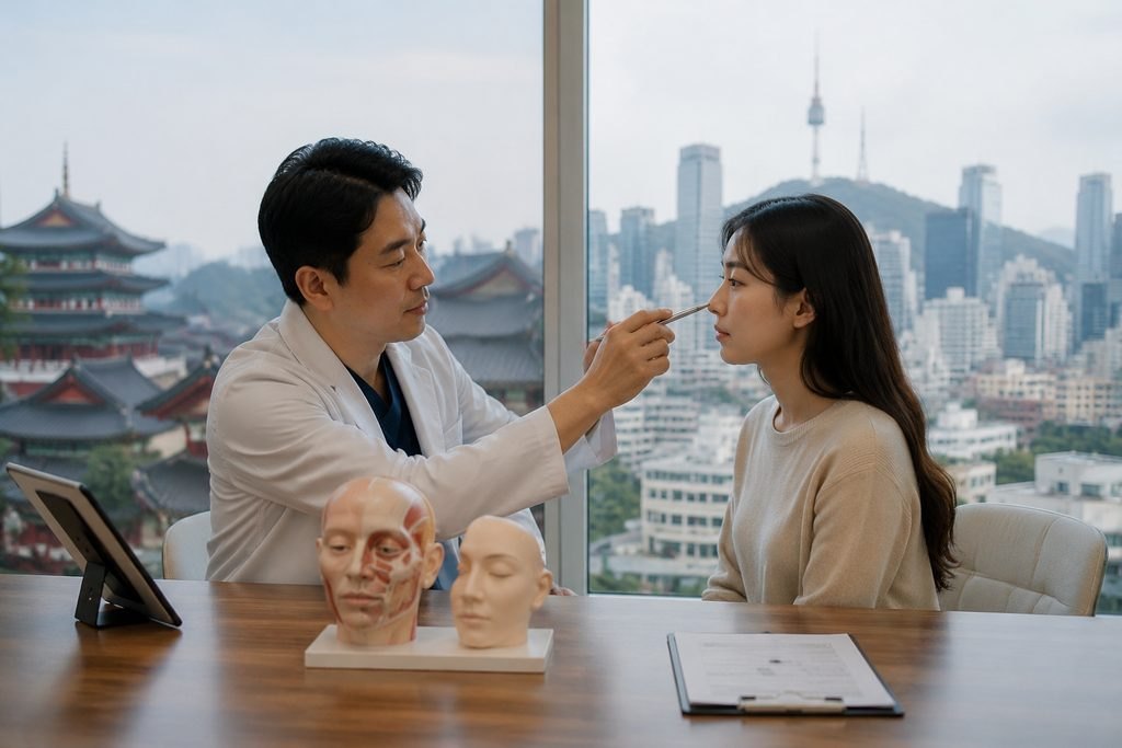 Editorial illustration: Rhinoplasty in China: Charges Outside the Initial Estimate