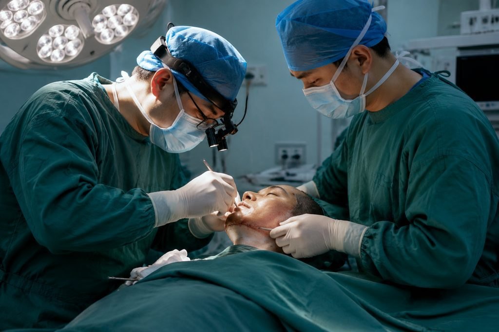 Editorial illustration: Facelift Surgery in China: What the Treatment Can and Cannot Address