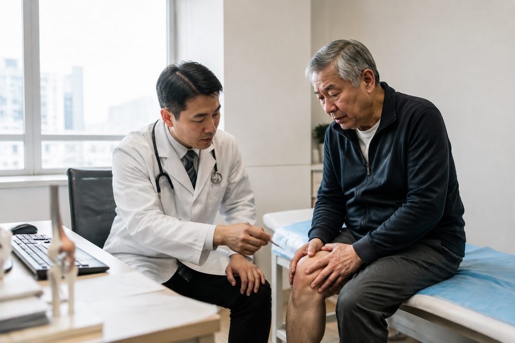 Editorial illustration: Revision Knee Replacement in China: Preparing for the First In-Person Discussion
