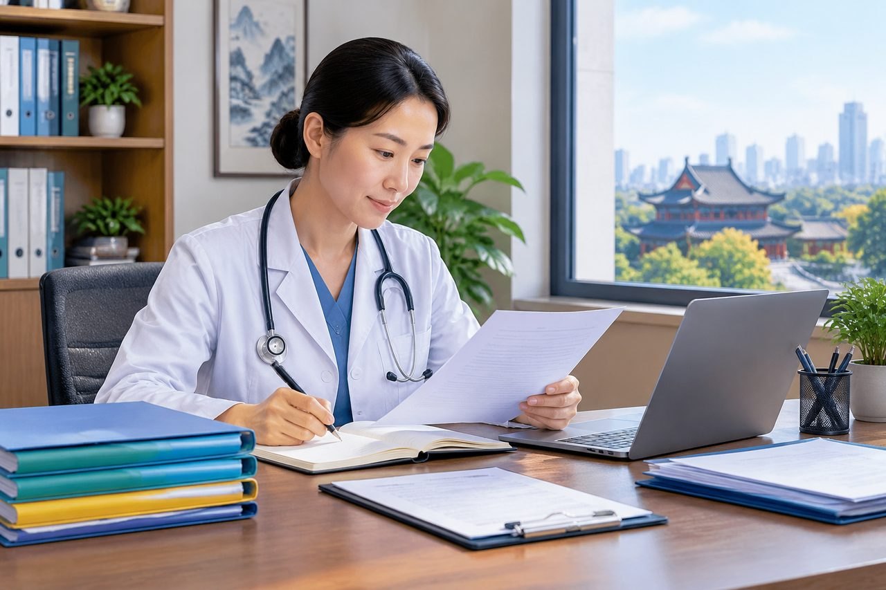 Editorial illustration: Heart Failure Care in China: Communicating With Your Home Medical Team