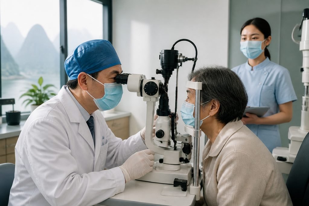 Editorial illustration: Glaucoma Surgery in China: Obtaining a Written Follow-Up Plan