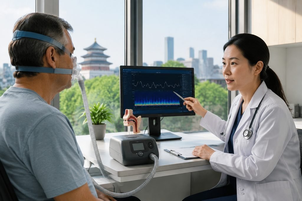 Editorial illustration: Obstructive Sleep Apnea Care in China: Questions About Long-Term Follow-Up