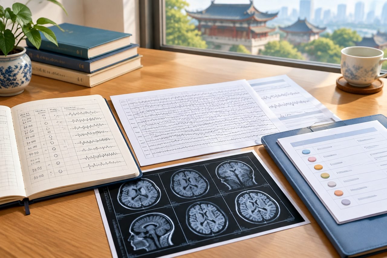Editorial illustration: Drug-Resistant Epilepsy in China: Reviewing Seizure and EEG Records
