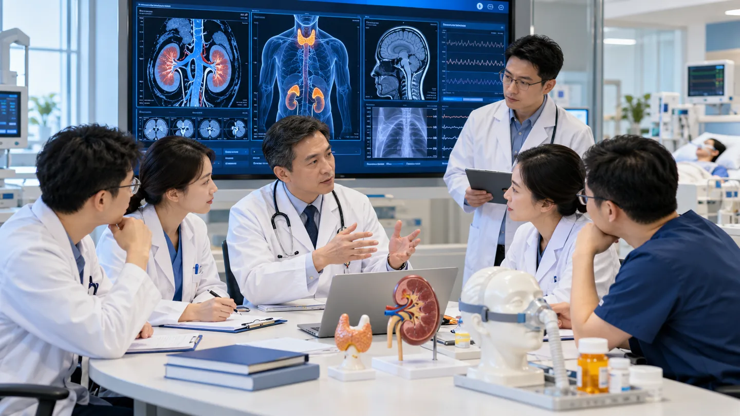 Chinese multidisciplinary hypertension team assessing kidney endocrine sleep and medication causes