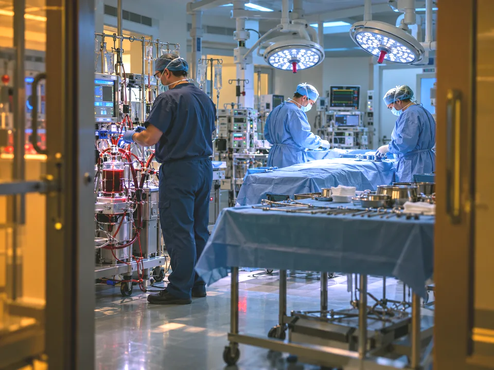 Cardiac Surgery care team in a modern Chinese hospital