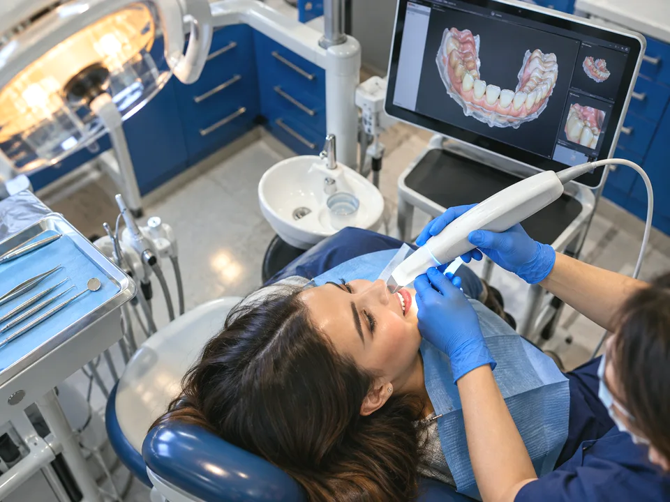 Dentistry care team in a modern Chinese hospital